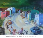 Henry street 2, St. John's, Newfoundland, Canada, Oil 
on Canvas